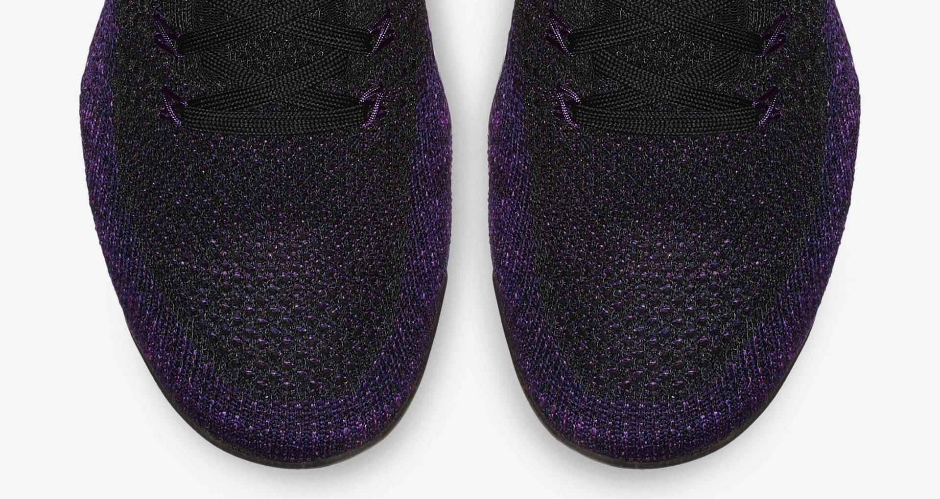 Nike Air Vapormax Flyknit 2 'Black & Vivid Purple & Night PU NIKE AIR VAPORMAX FLYKNIT 2 Running Shoes Sneakers