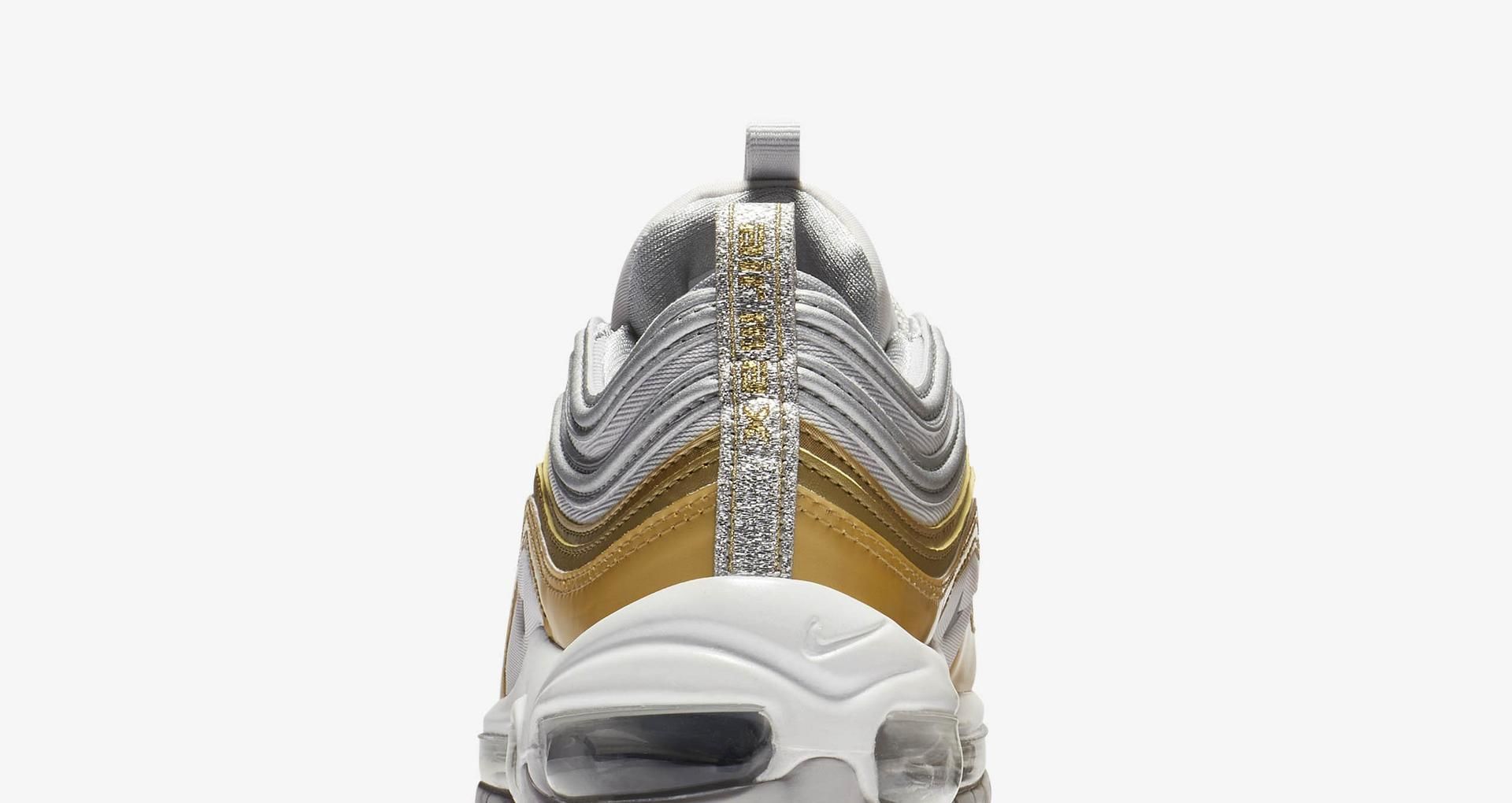 Women's Air Max 97 'Vast Grey & Metallic Gold & Metallic Women's Air Max 97 'Vast Grey & Metallic Gold & Metallic