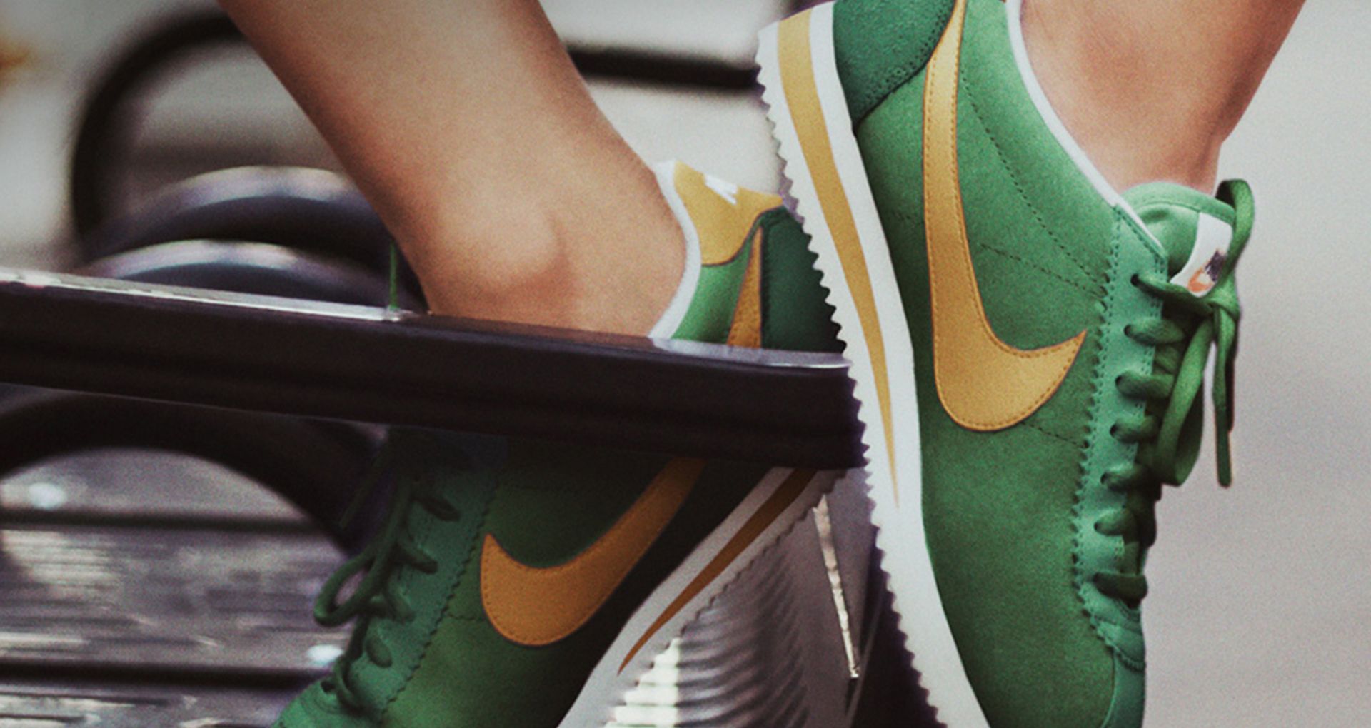 nike cortez green