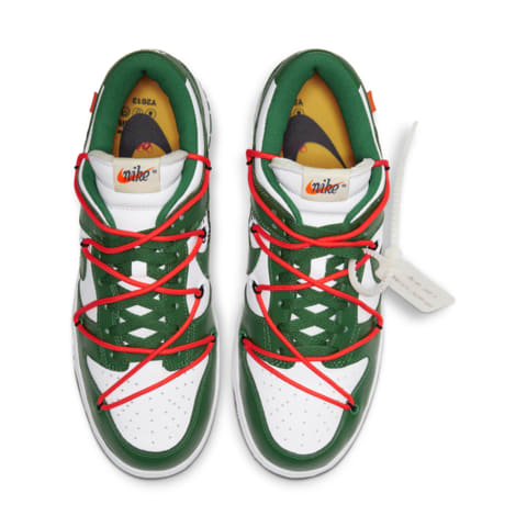green and white nike dunks