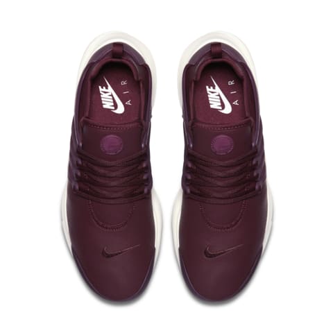 burgundy prestos womens