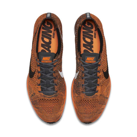 nike flyknit racer total orange