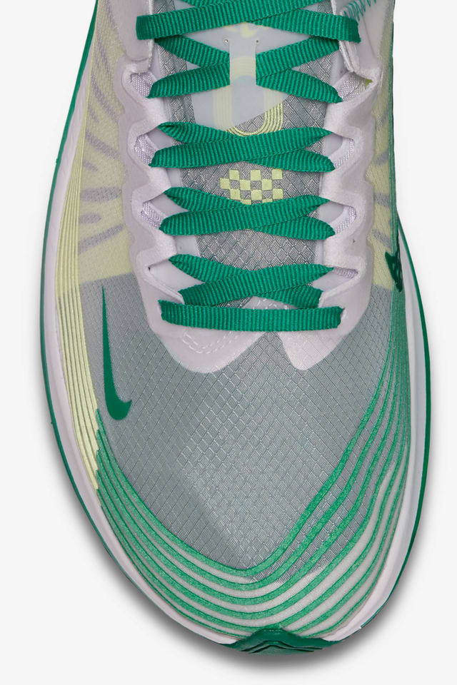 nike zoom fly white lucid green
