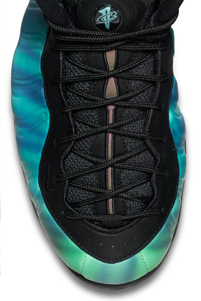 Nike Air Foamposite One PRM 1 Abalone Black Aurora Green ...