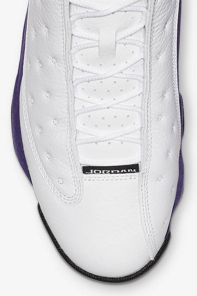 jordan 13 white and purple