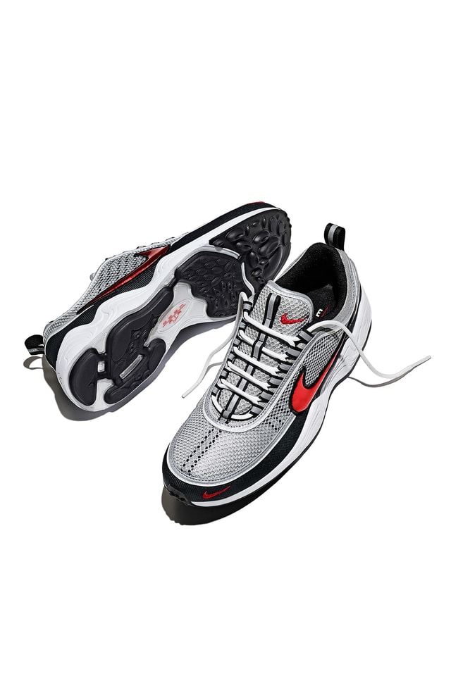 Nike Air Zoom Spiridon 'Silver \u0026 Red 