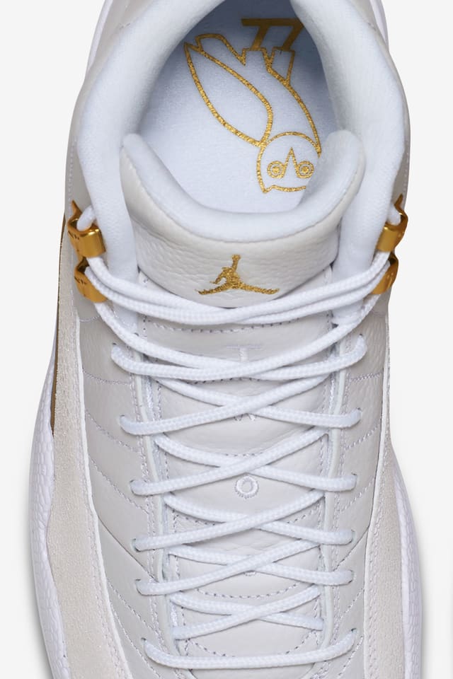 jordan 12 ovo white gold