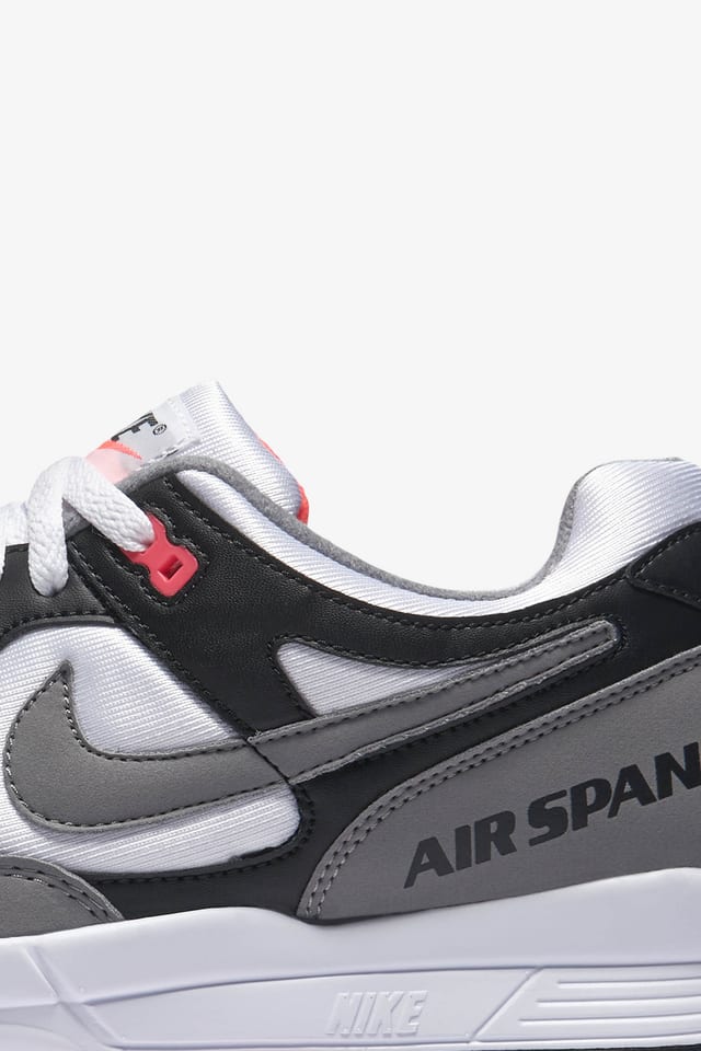 nike air span 2 black dust solar red