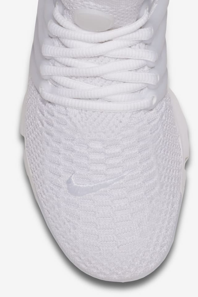 all white nike presto flyknit