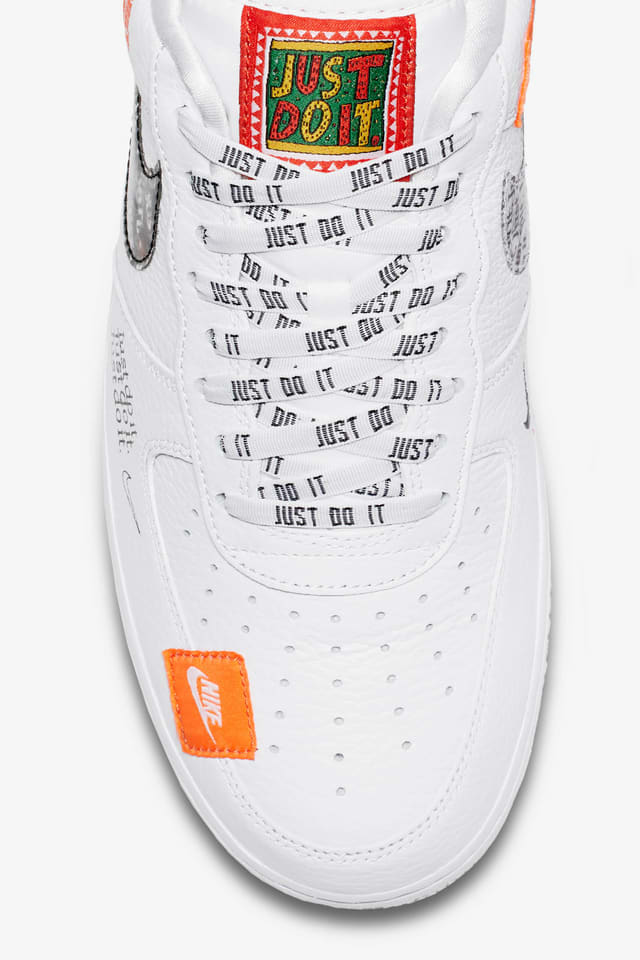 nike air force just do it white