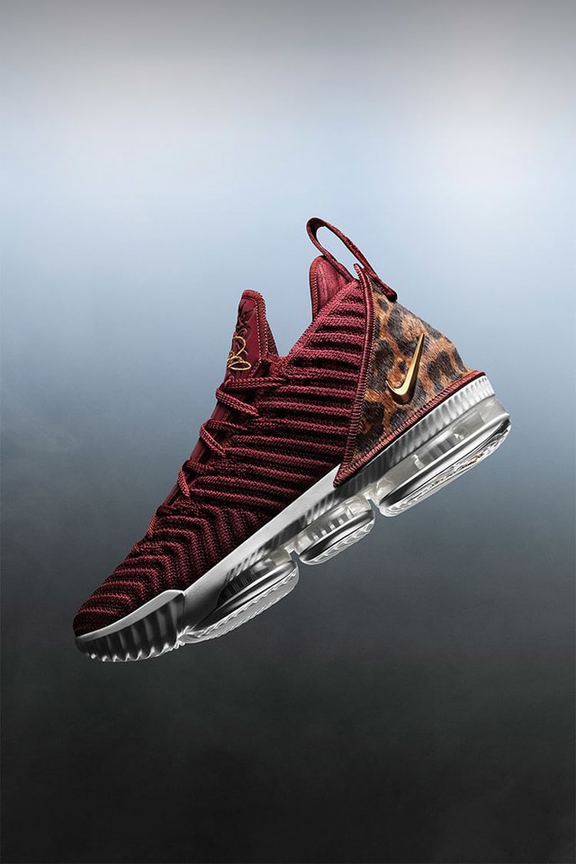 lebron 16 red and gold
