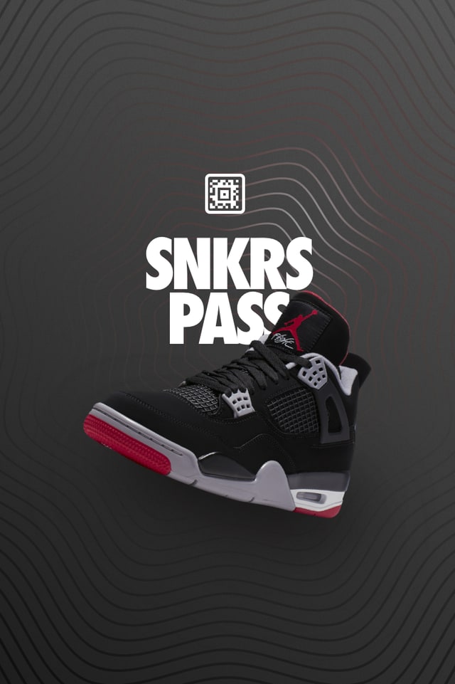 SNKRS Pass: Air Jordan IV 'Bred' Select 