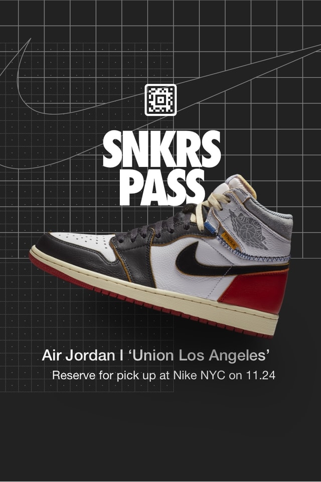 Air Jordan 1 'Union Los Angeles' SNKRS 