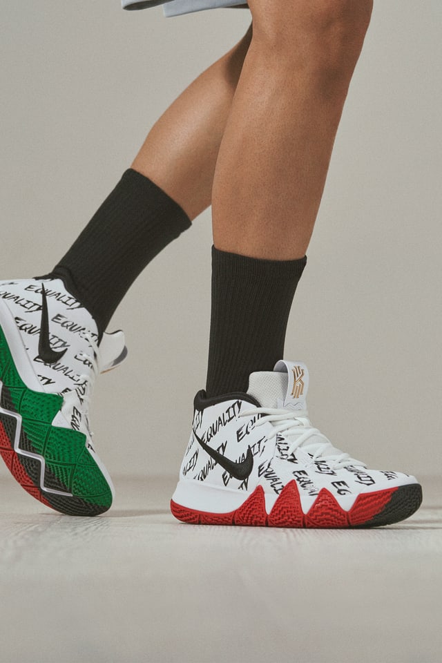 kyrie 4 red and green