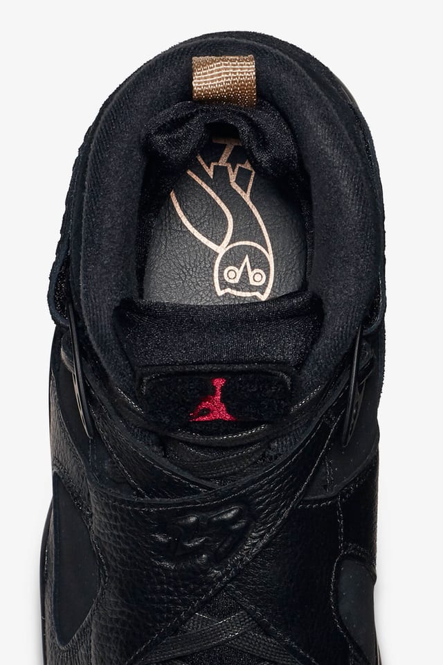 jordan 8 black and gold