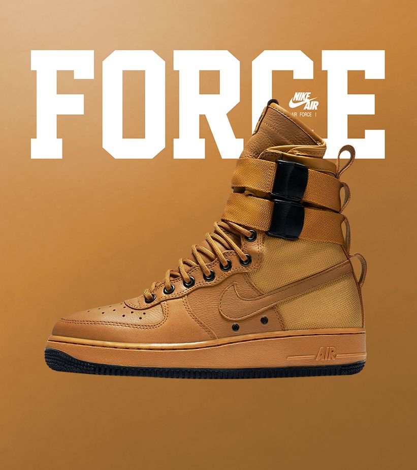 nike sf air force 1 desert ochre