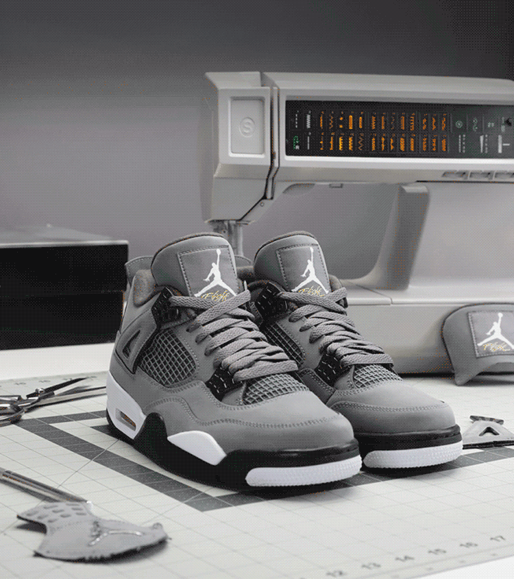 Air Jordan IV 'Cool Grey'. Nike SNKRS SI