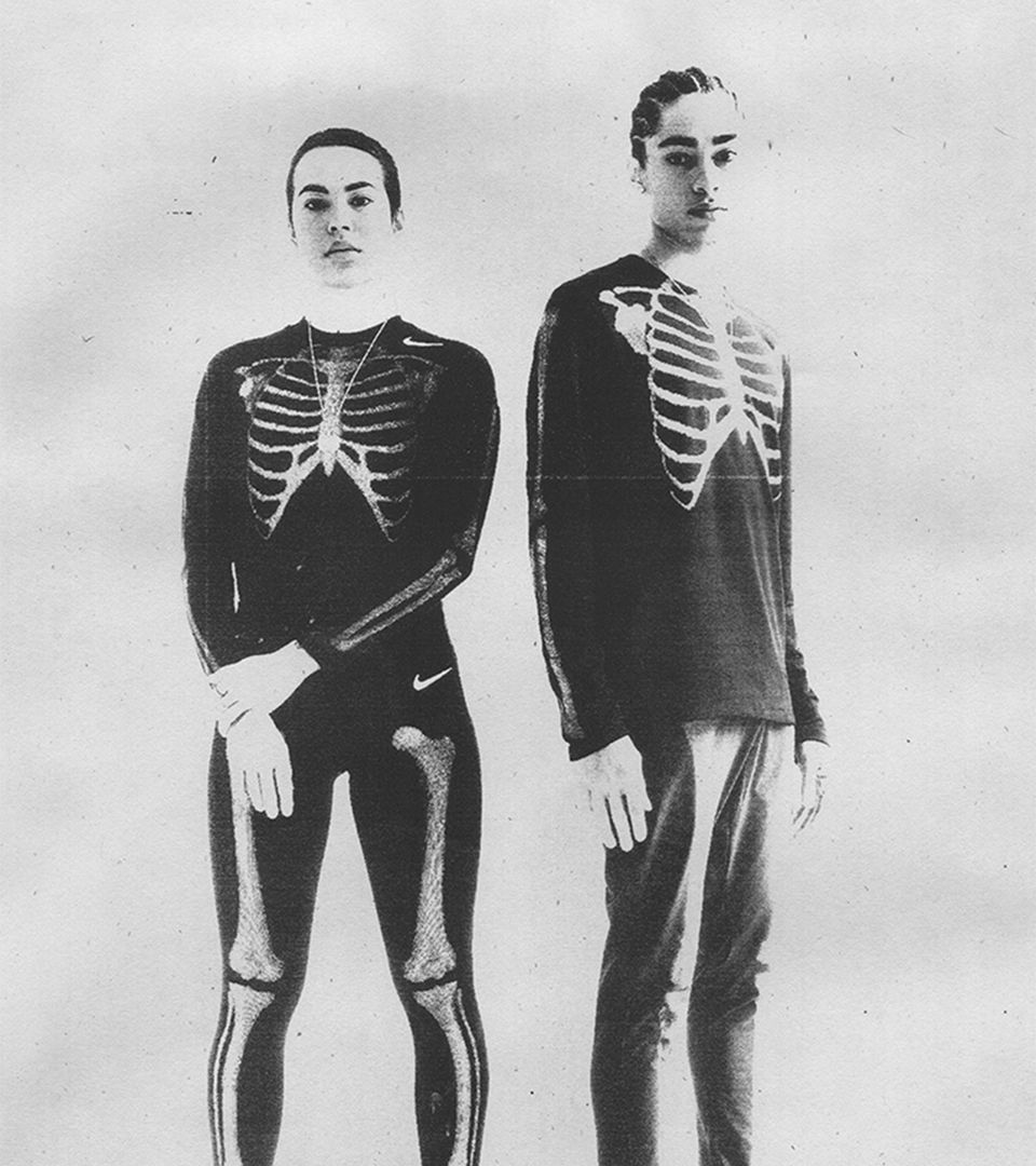mens skeleton joggers
