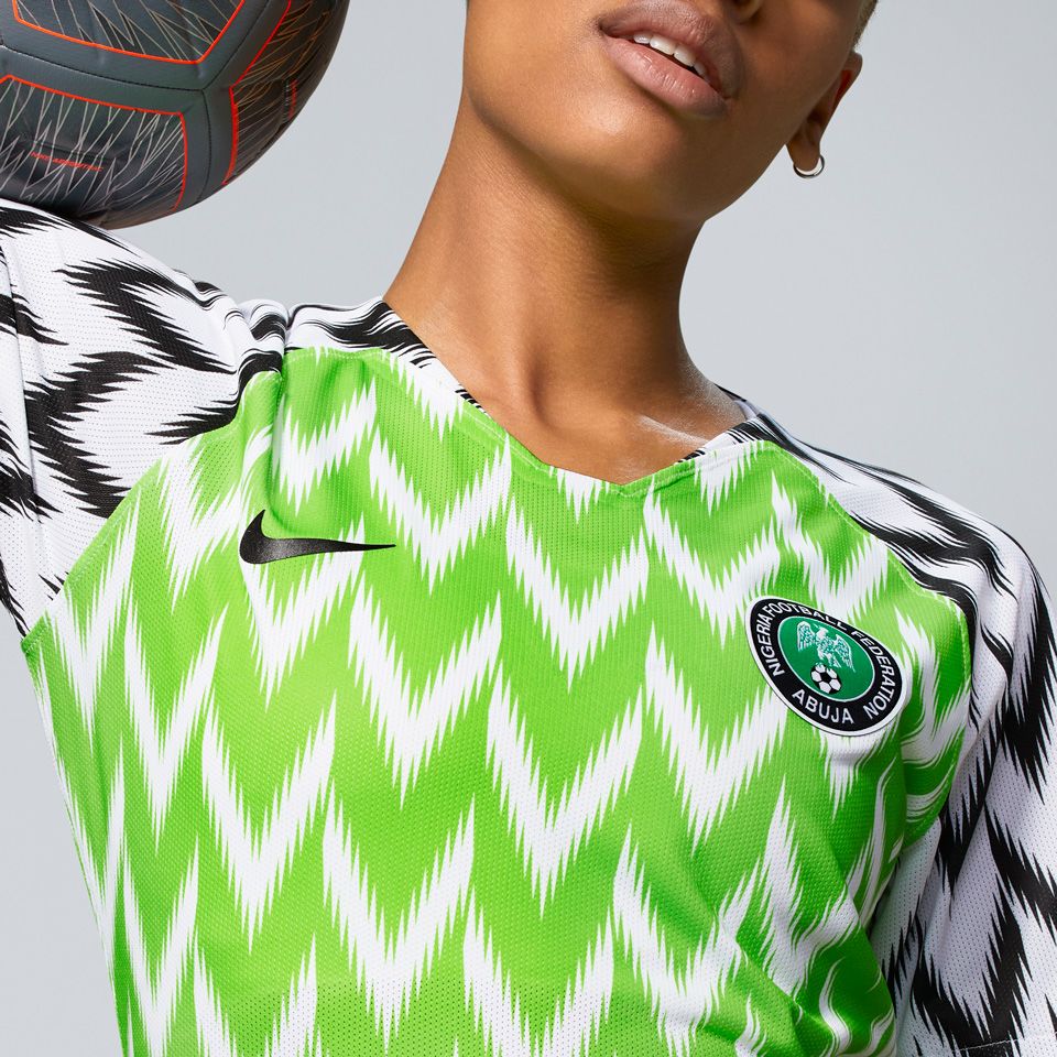 Nigeria Women’s Football Federation 2019 Stadium Home Jersey Nigeria Women’s Football Federation 2019 Stadium Home Jersey