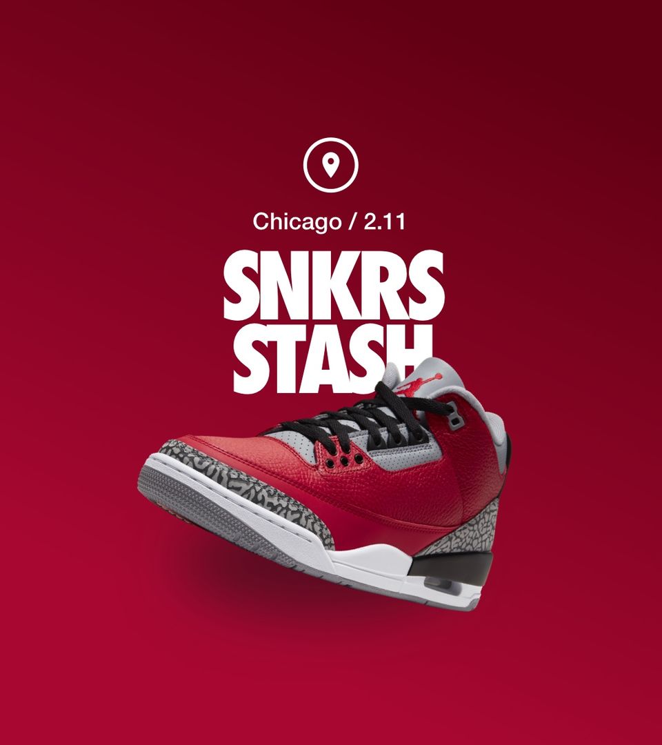 SNKRS Stash: Air Jordan III 'CHI'. Nike 