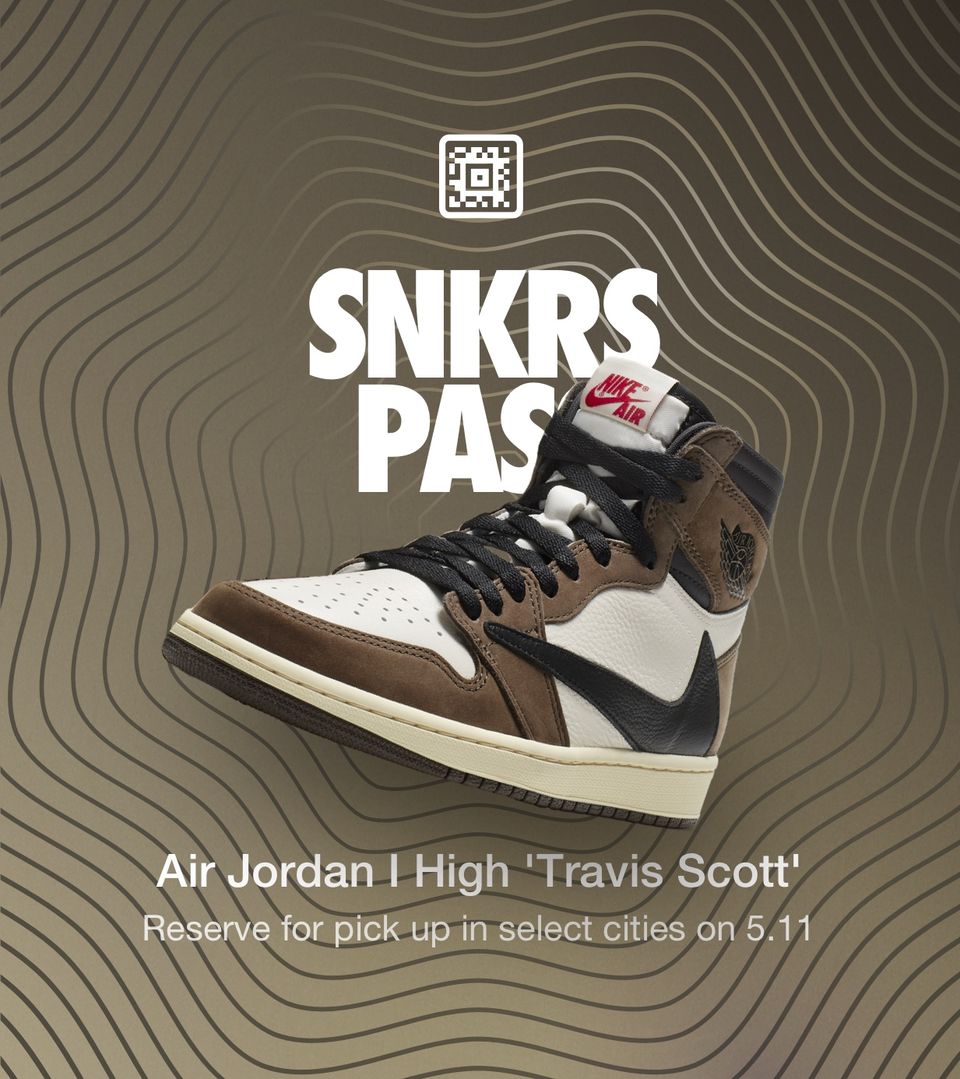 SNKRS Pass: Air Jordan I High 'Travis 