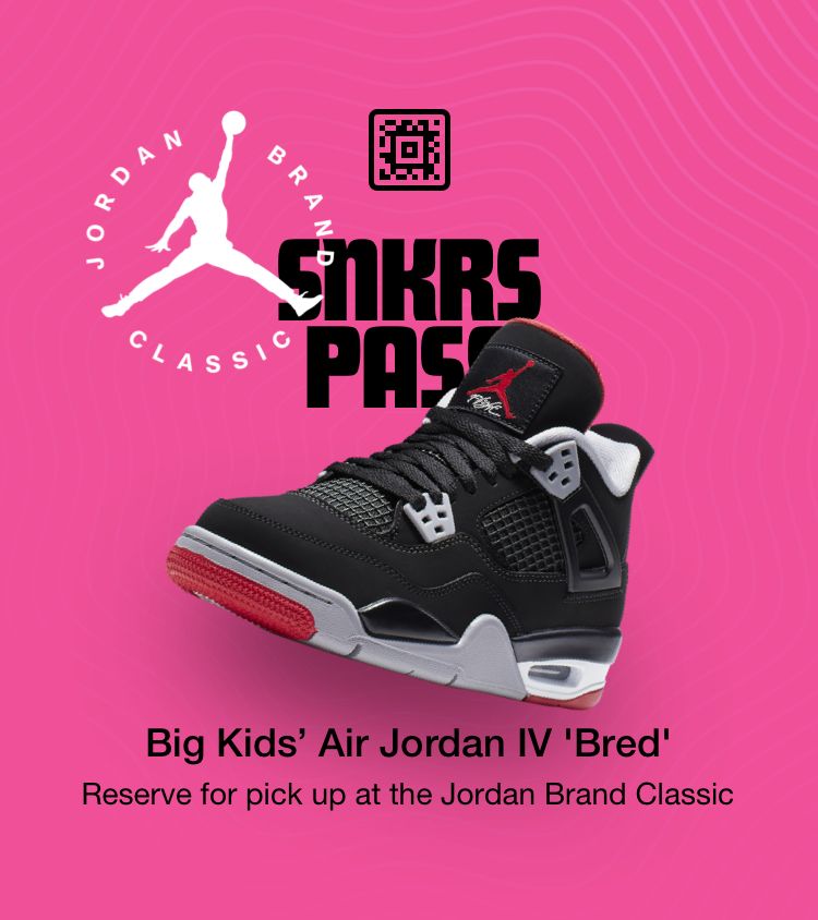 SNKRS Pass: Big Kids' Air Jordan IV 