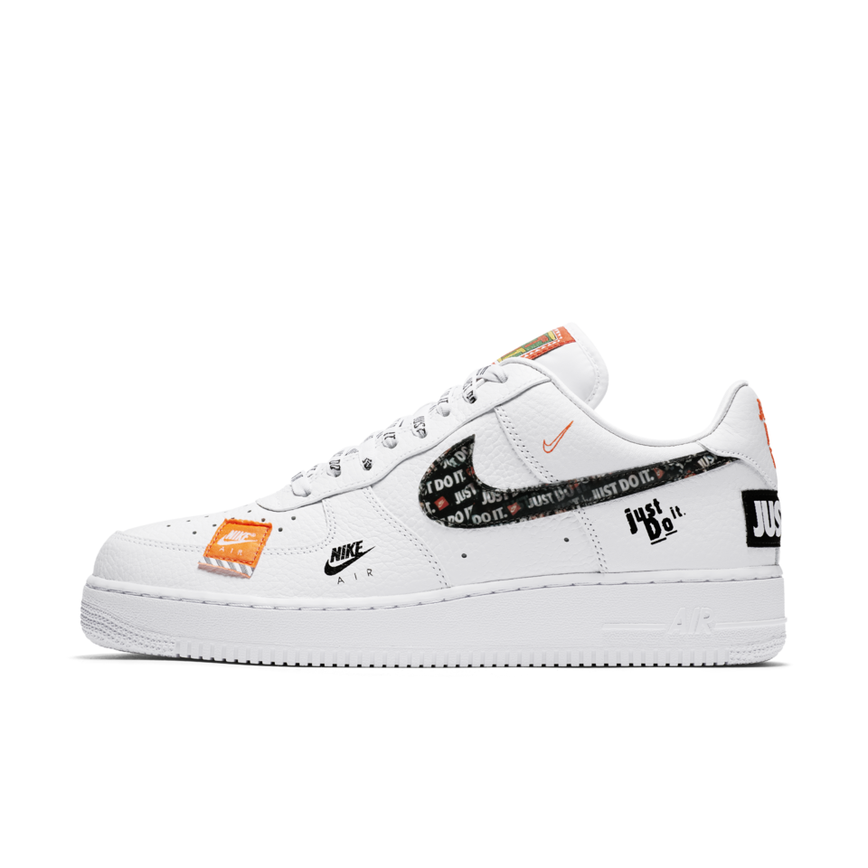 nike air force 1 low just do it black