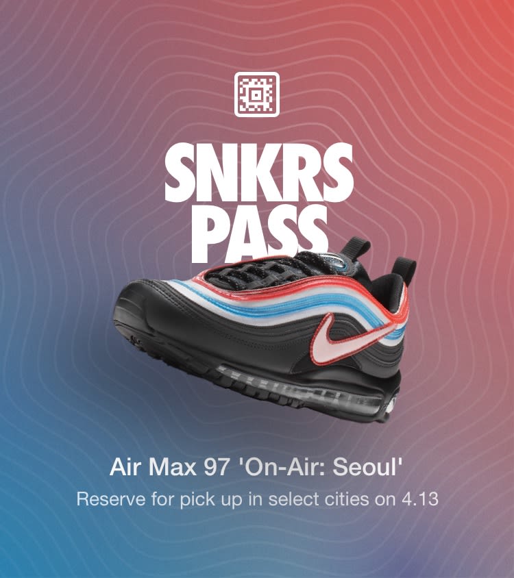 SNKRS Pass: Air Max 97 'On-Air: Seoul 