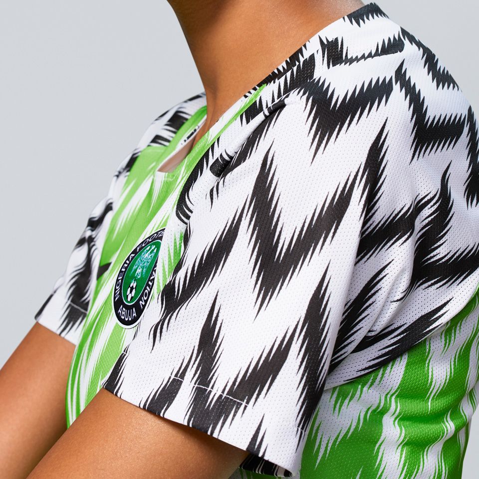 Nigeria Women’s Football Federation 2019 Stadium Home Jersey Nigeria Women’s Football Federation 2019 Stadium Home Jersey