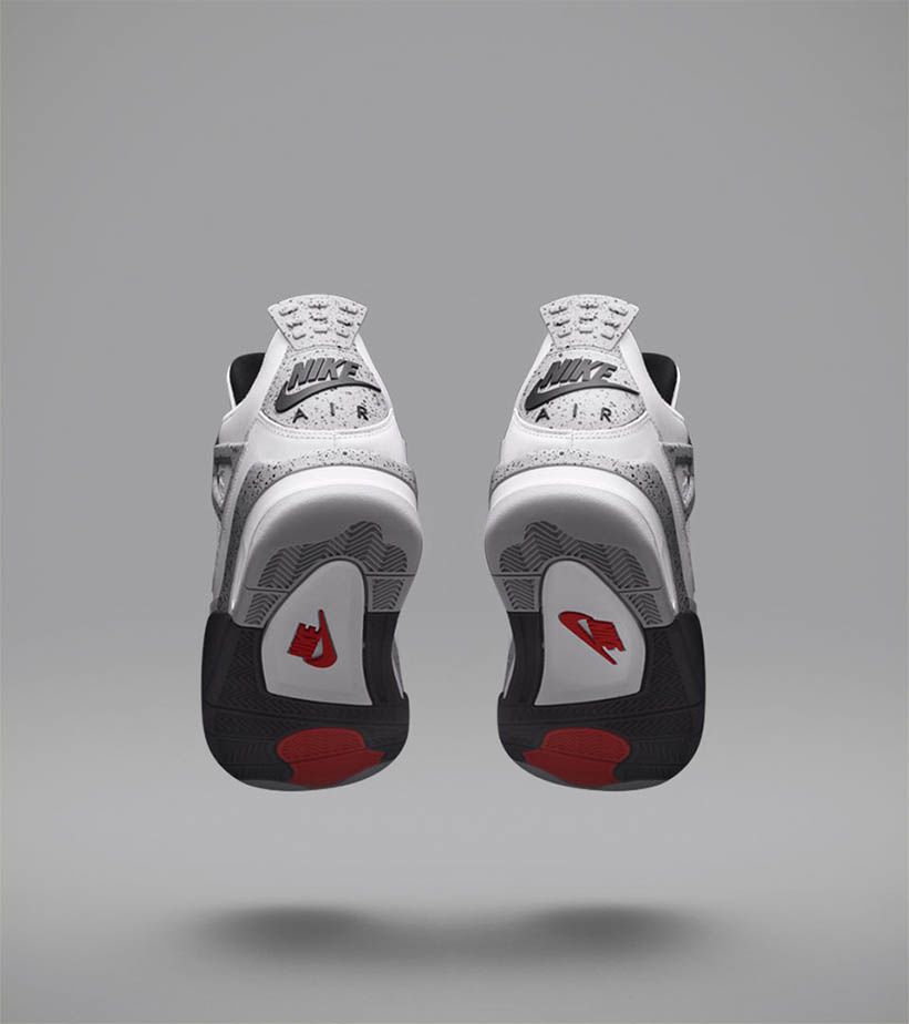 Air Jordan 4 Retro 'White Cement Grey 
