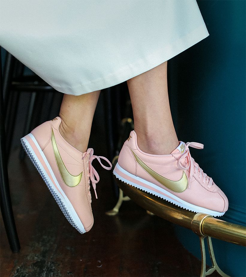 pink and gold cortez