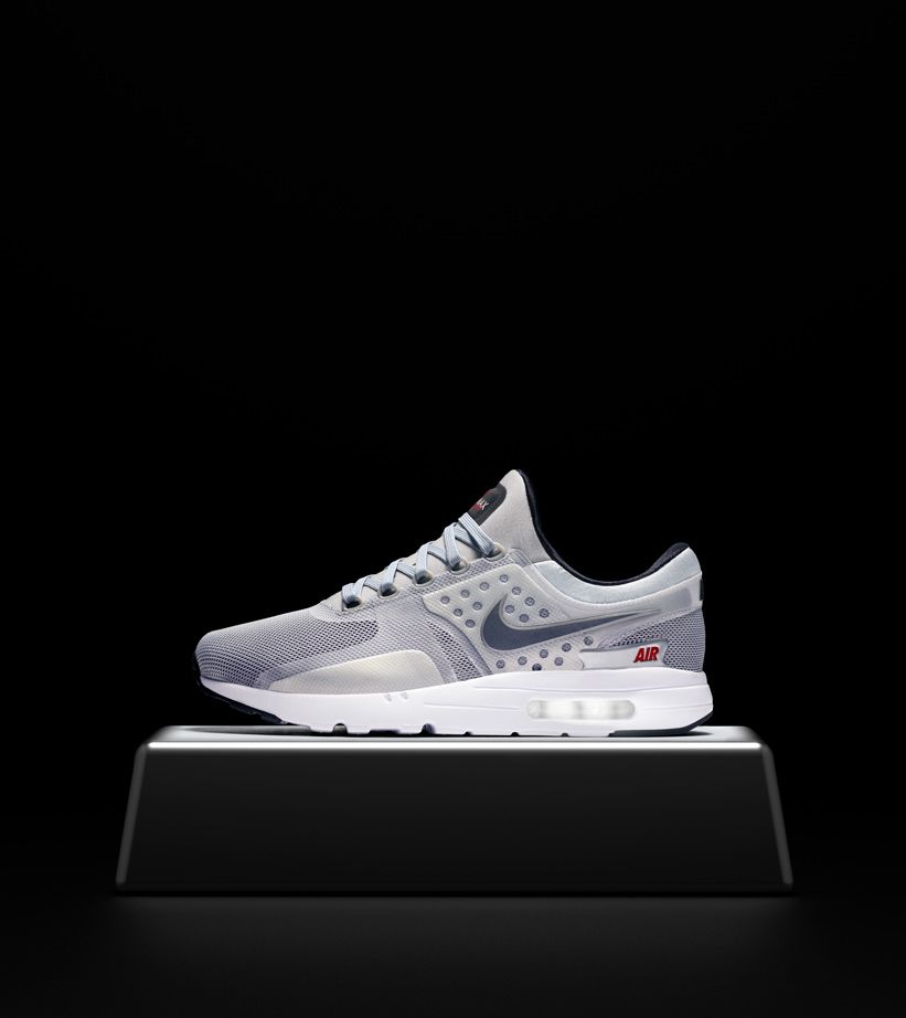 nike air max zero qs metallic silver