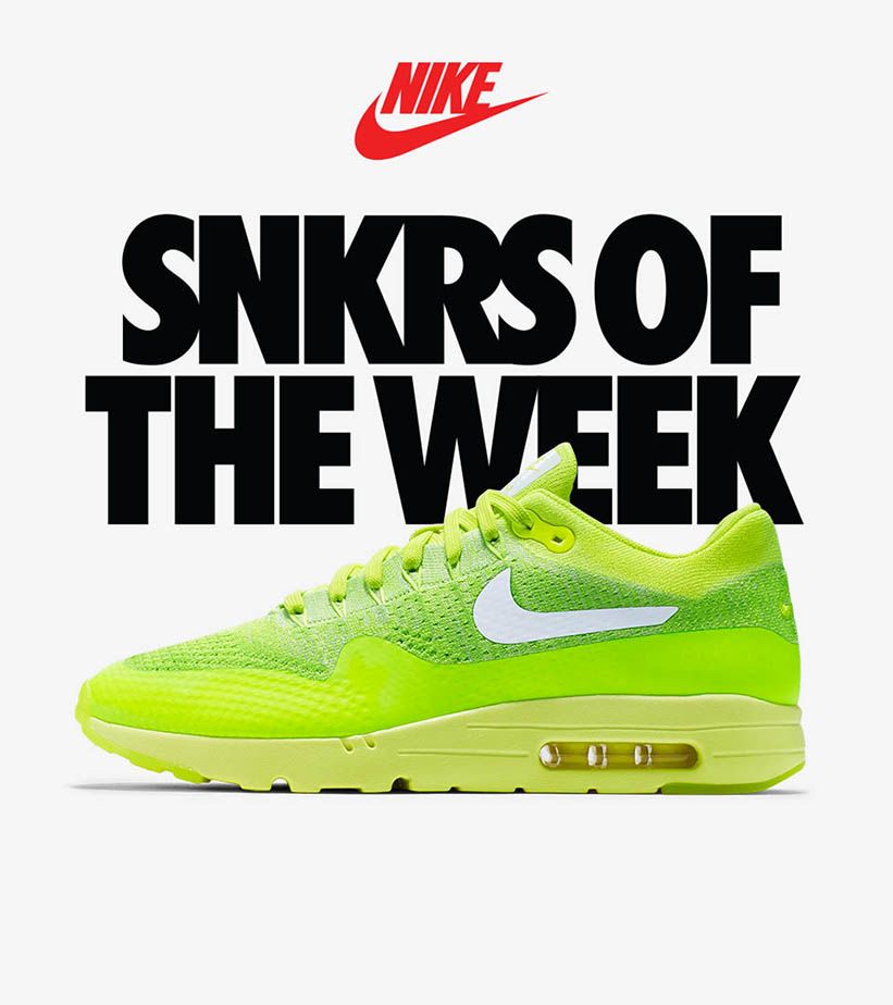 nike air max 1 ultra flyknit volt