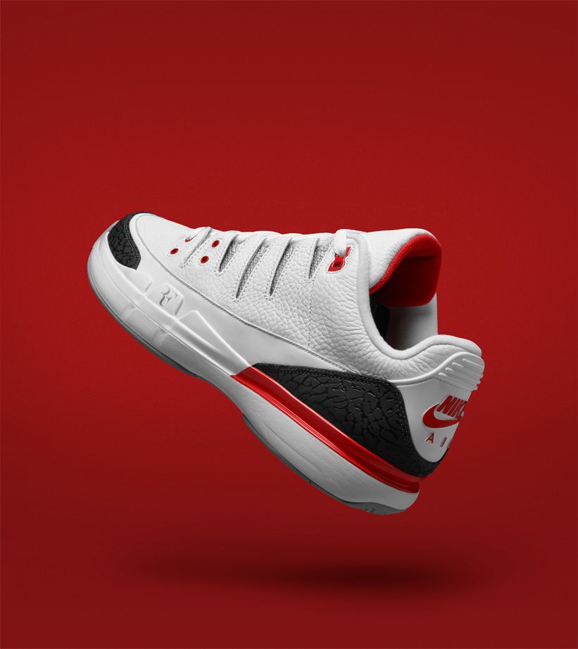 NikeCourt Zoom Vapor RF x AJ3 'Fire Red 