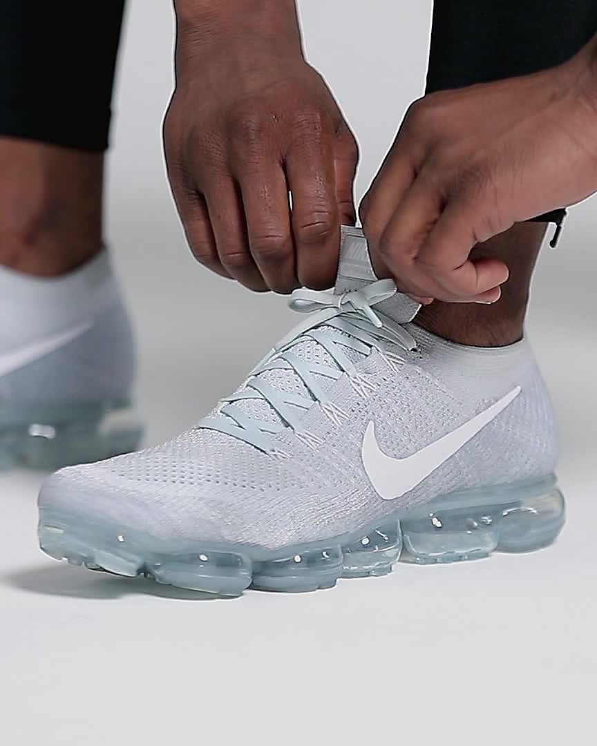nike air vapormax flyknit 男子跑步鞋搭载革新缓震