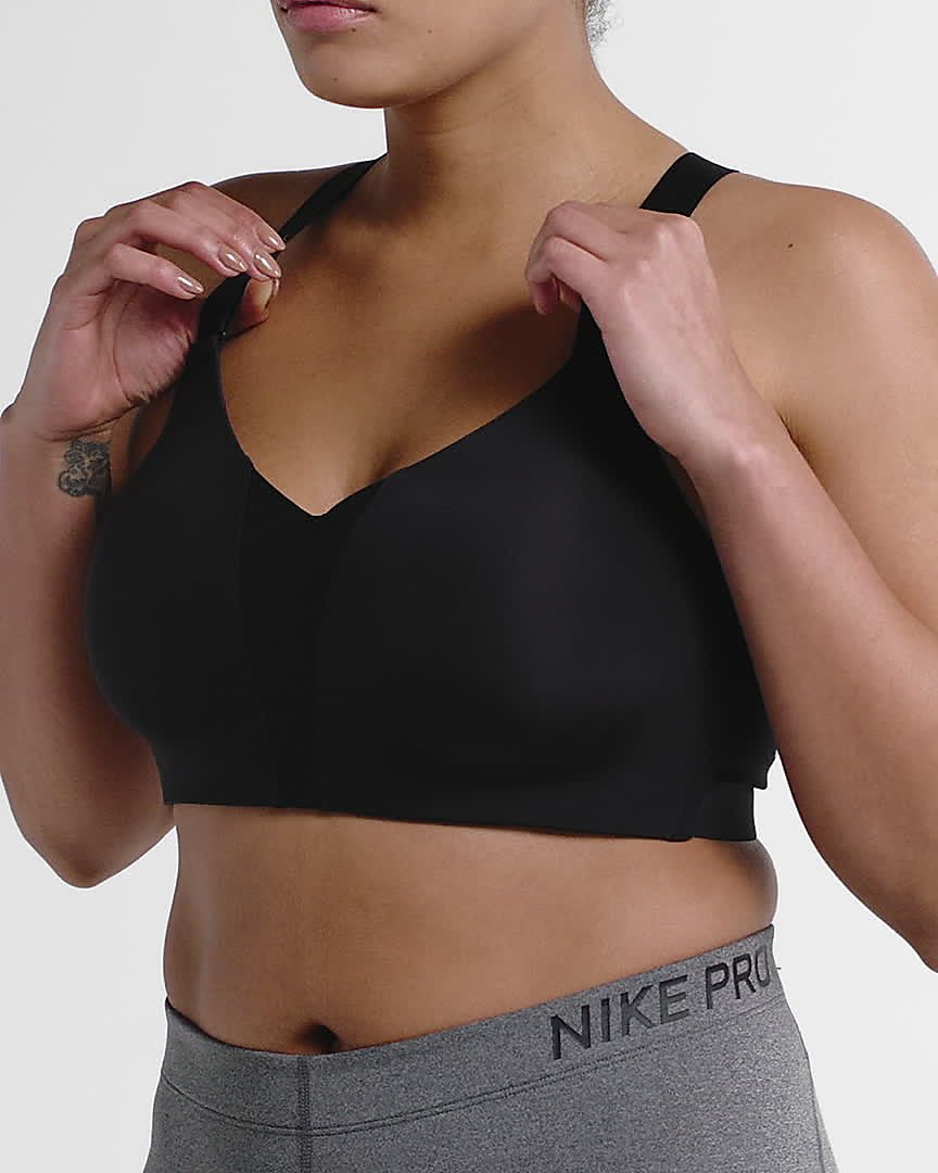 nike rival high support sports bra