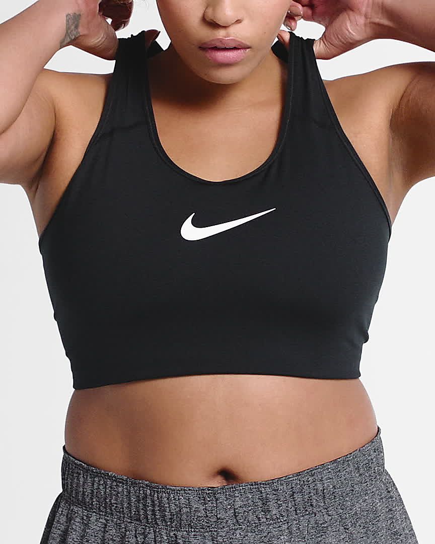 Nike Women's Swoosh Medium-Support Sports Bra (Plus Size). Nike.com EG