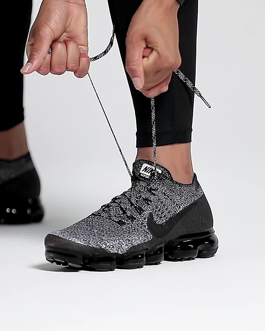 Calzado de running para mujer Nike Air VaporMax Flyknit Mujer Zapatillas rosas Vapormax Flyknit de Nike Running rosa