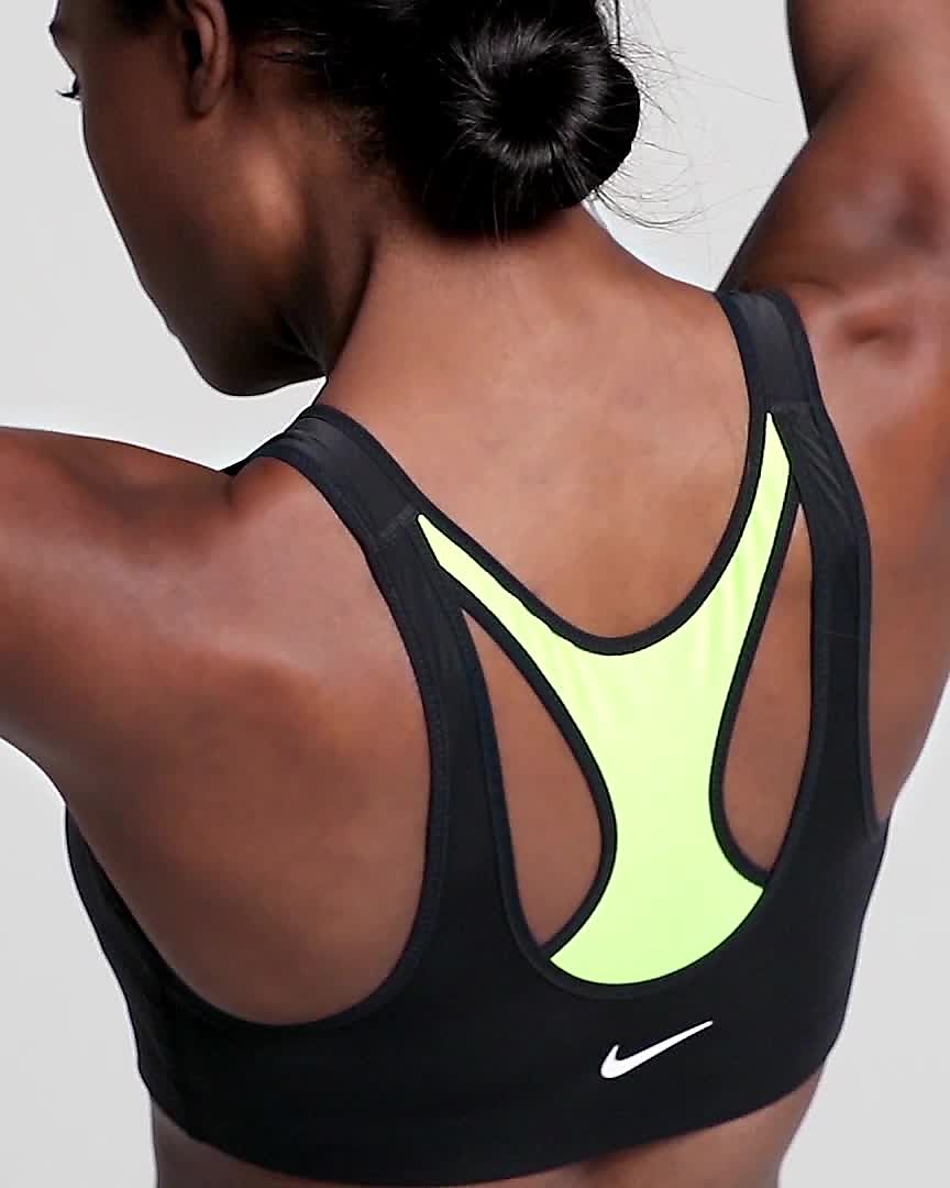 nike zip front bra