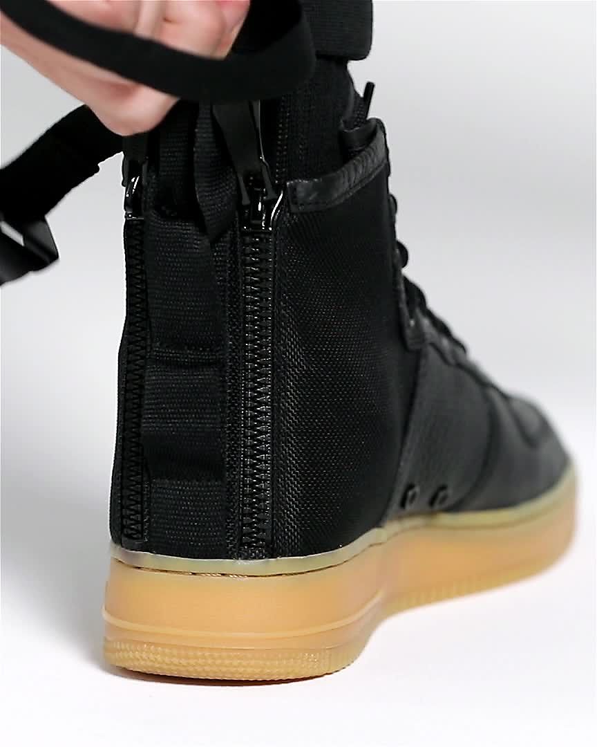 air force 1 with zipper on back